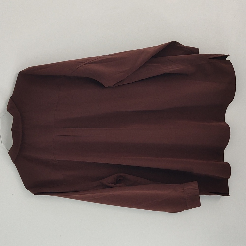 TravelSmith Blouse Long Sleeve Button Front Size 3X Vacation Packable Resortwear - Picture 2 of 10